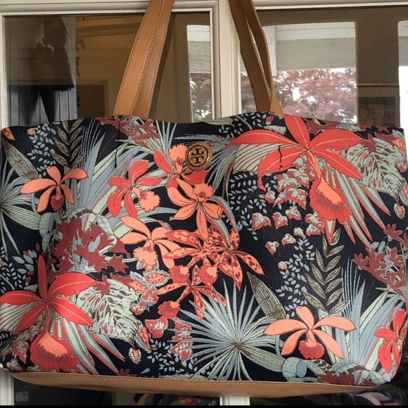 Tory Burch Topical Tote - Picture 1 of 9